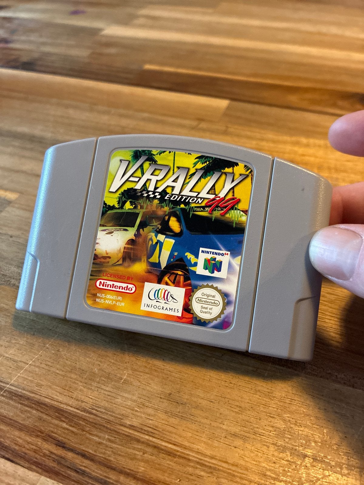 V-Rally Edition 99 - Nintendo 64 (N64) Game Cartridge, Gebruikt, 1 speler, Racen en Vliegen, Ophalen of Verzenden