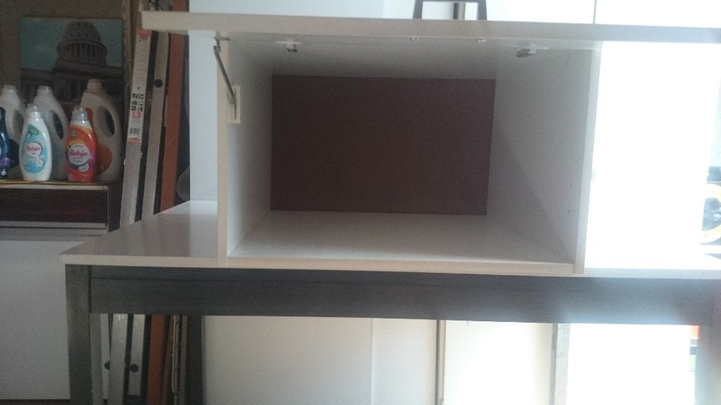 Bovenkast, Ophalen, Gebruikt, Wit, 190 cm of minder