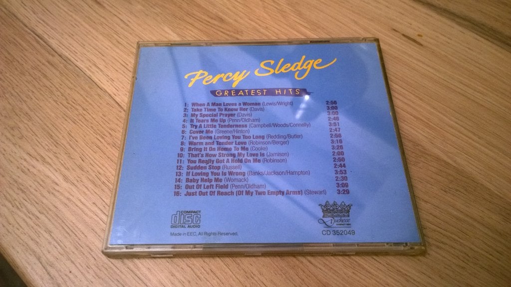 Percy sledge- greatest hits, Ophalen, 1990 - 1999, Gebruikt