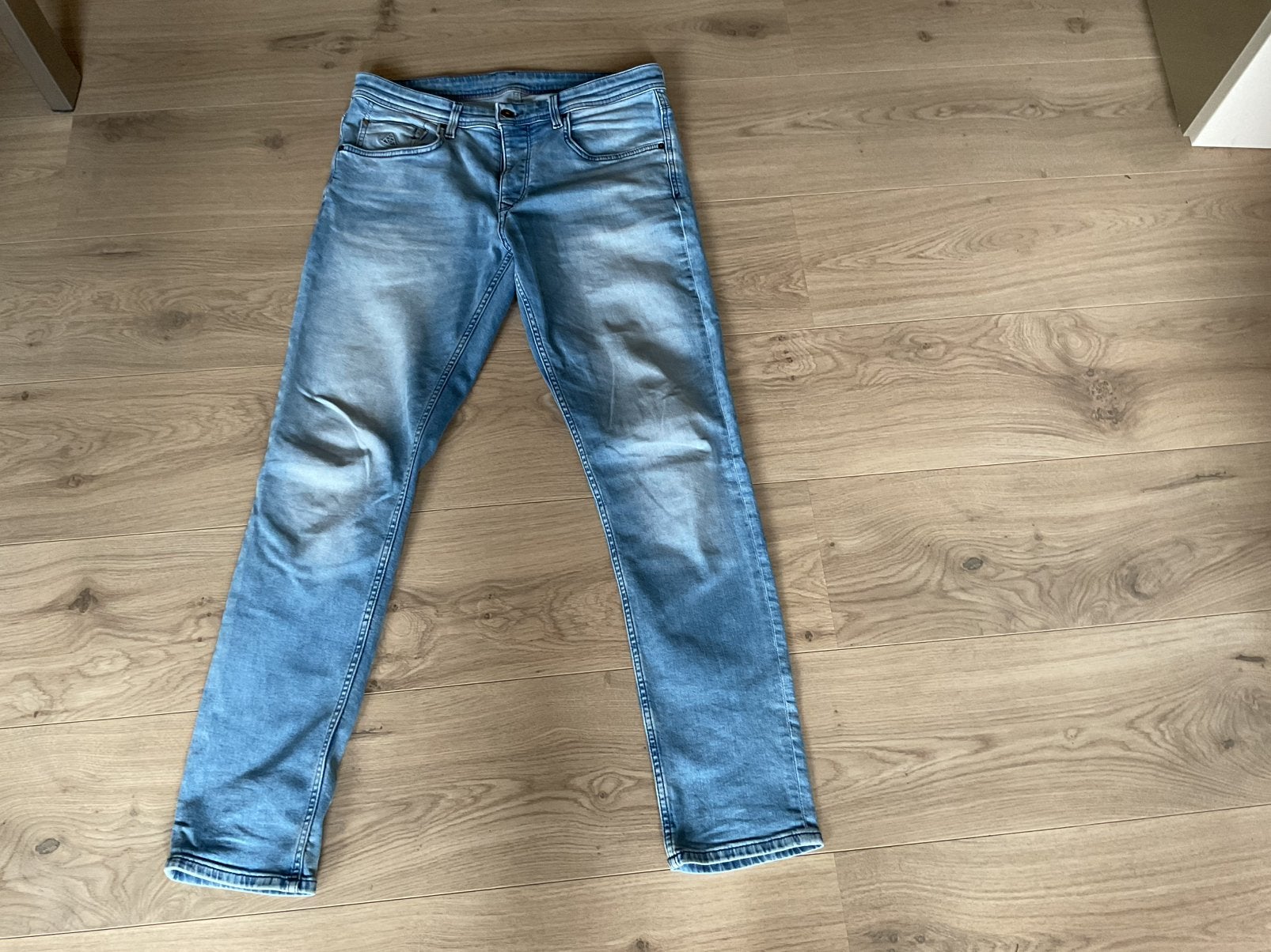 Hallinger heren jeans maat W32/L32, Kleding | Heren, Ophalen of Verzenden, Zo goed als nieuw, Blauw, W32 (confectie 46) of kleiner