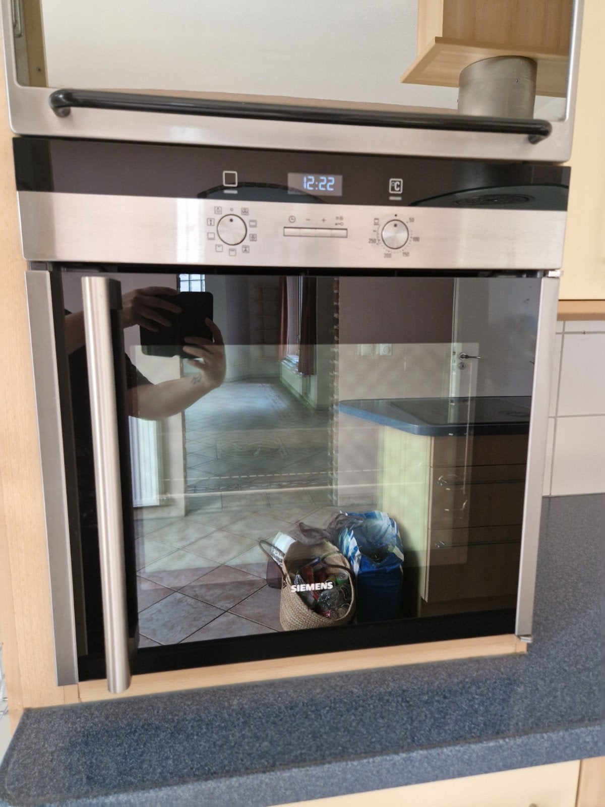 Siemens Inbouw Heteluchtoven - Zilver/Zwart, Witgoed en Apparatuur, Ophalen, Zo goed als nieuw, Siemens