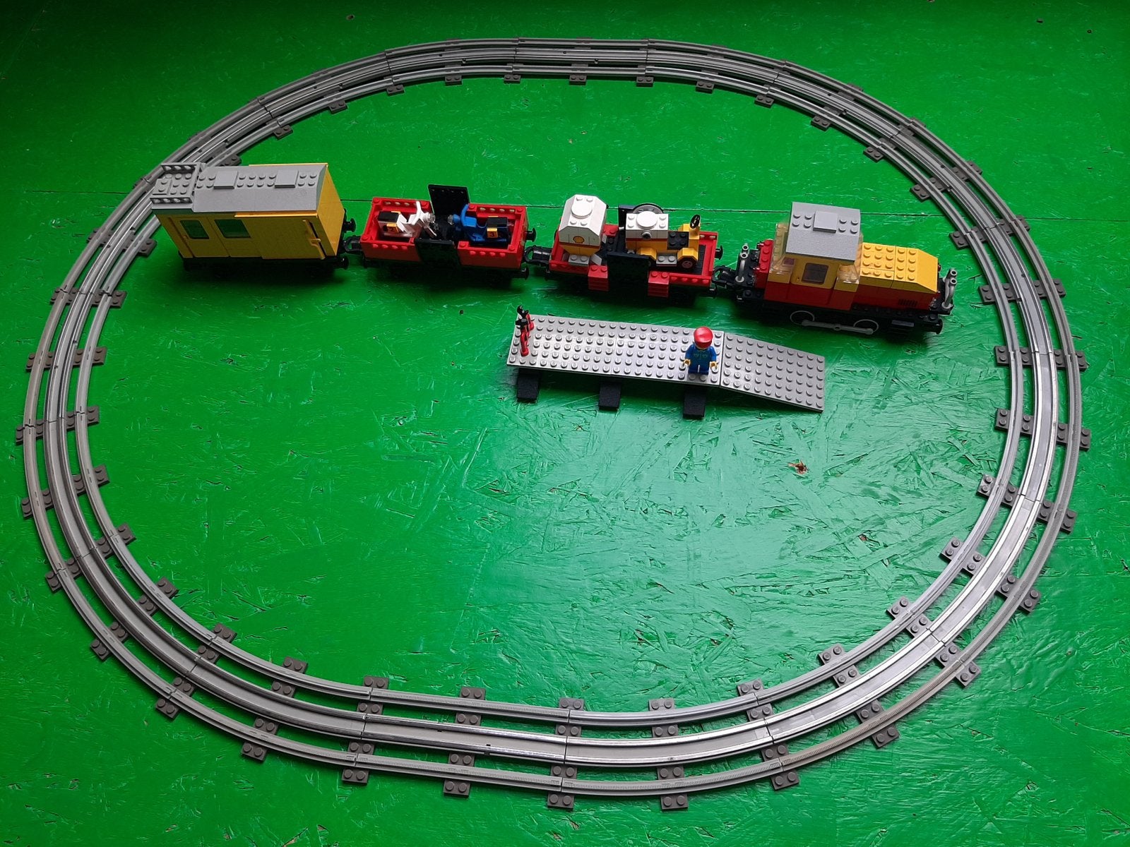 LEGO 12V trein 7735, Gebruikt, Overige thema's, Lego, Ophalen of Verzenden