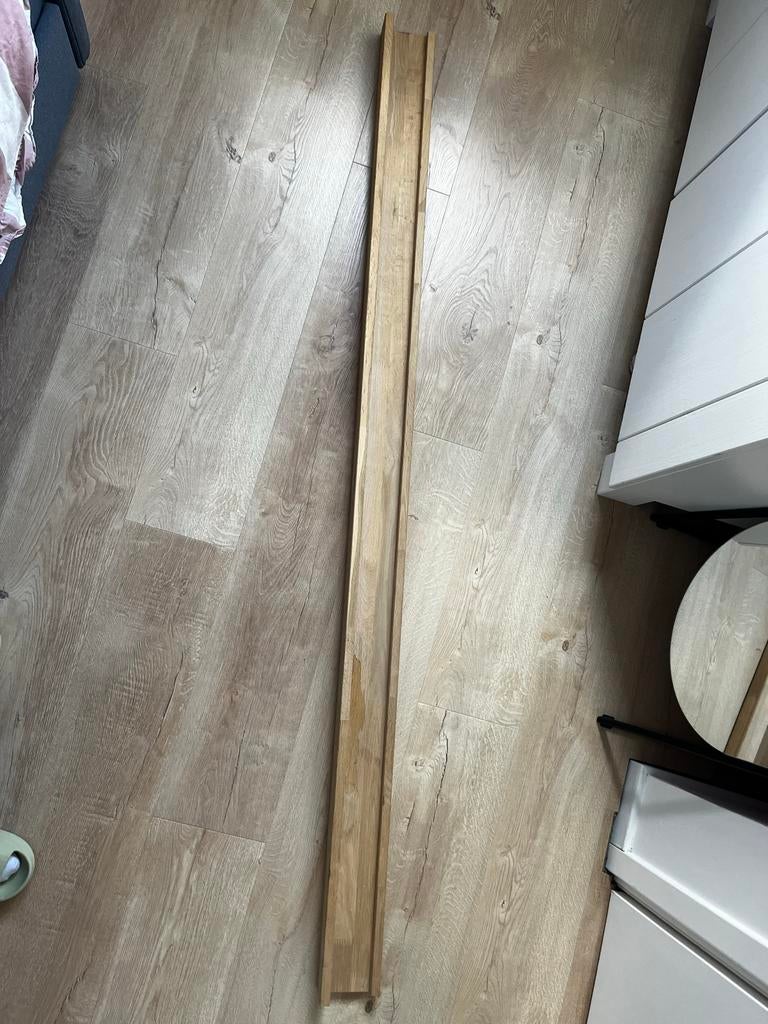 Houten wandplank 170x10 cm, Ophalen, Zo goed als nieuw