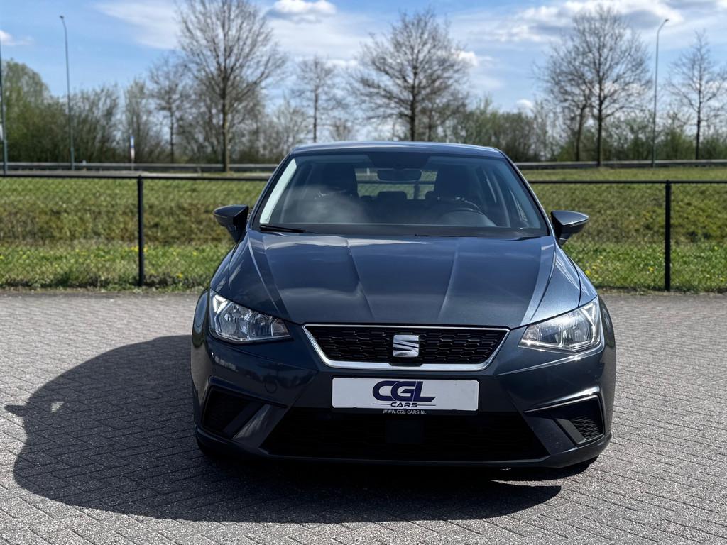 Seat Ibiza 1.0 TSI Style+Carplay+1eEigenaar+NetteAuto, Voorwielaandrijving, Stof, Zwart, Ibiza