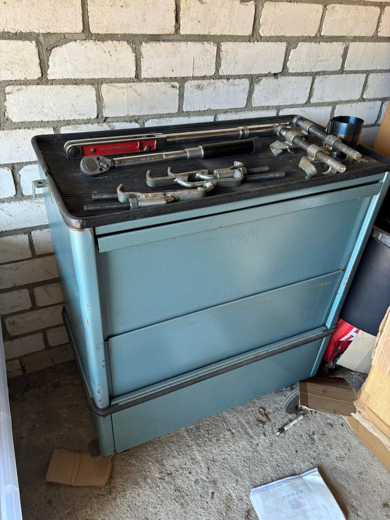 Gereedschapswagen gevuld met diversen, Ophalen, Gebruikt, ., .