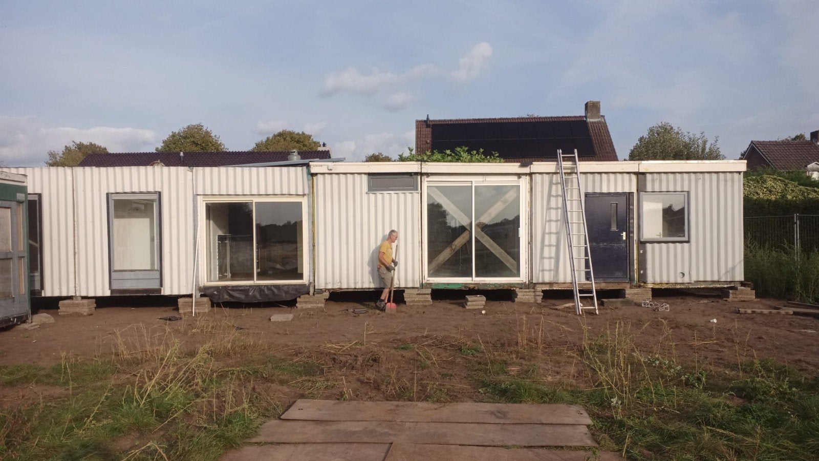 Woonunits 105 m2, Ophalen