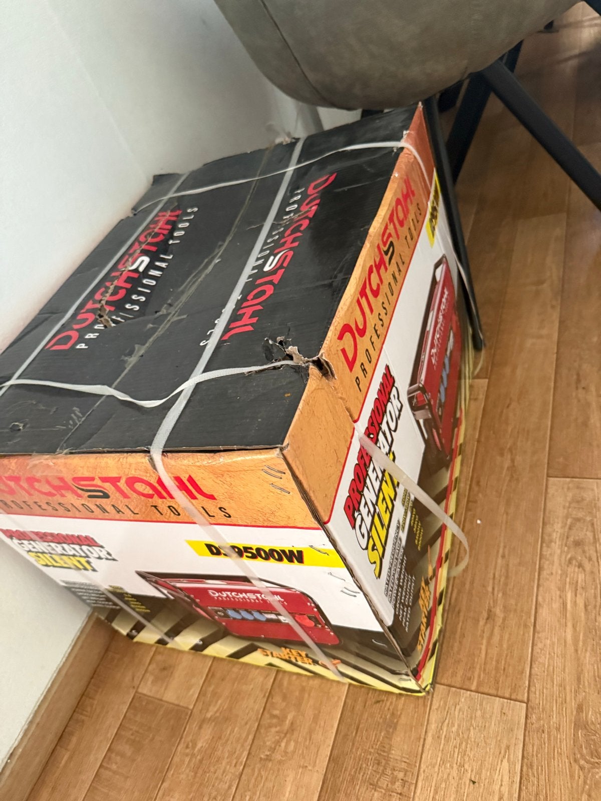 Nieuw! Dutchstahl DS9500W Professionele Stille Generator, Ophalen, Elektrisch startend, Benzine, Nieuw