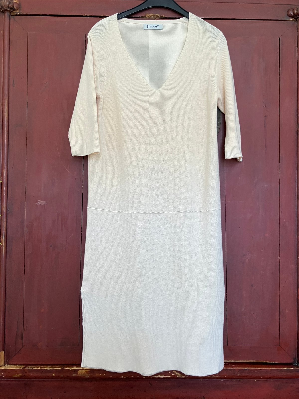 Bellamy mooie jurk maat M, Maat 38/40 (M), Beige, Ophalen of Verzenden, Zo goed als nieuw