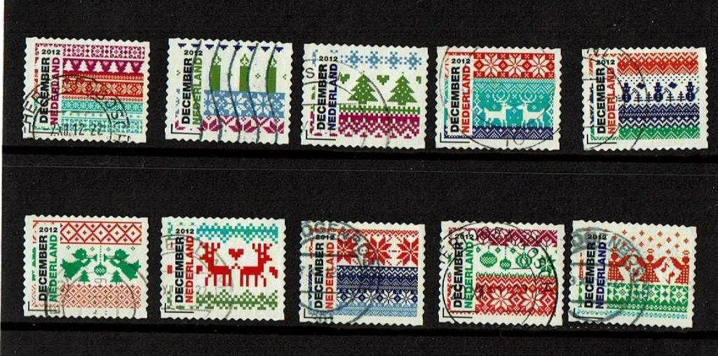 Nederland NVPH 3002-3011 gestempeld, Verzenden, Na 1940, Gestempeld