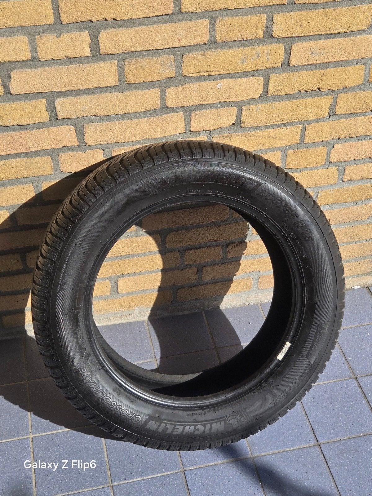 Michelin crossclimate + all-seasonband 205/55/16, Ophalen, Gebruikt
