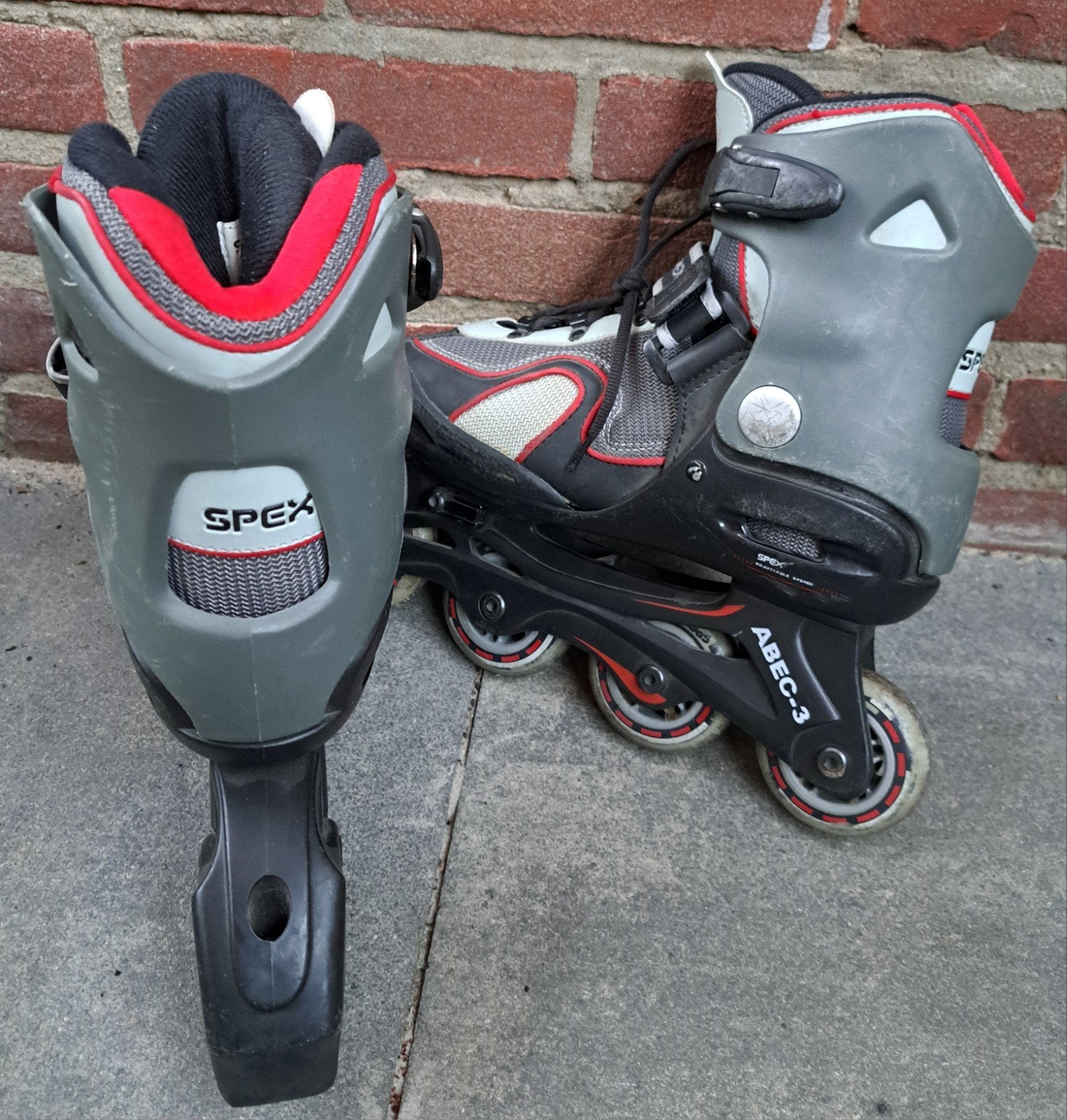 SPEX inline skates maat 35 - 39, Gebruikt, Kinderen, Inline skates 4 wielen, Ophalen