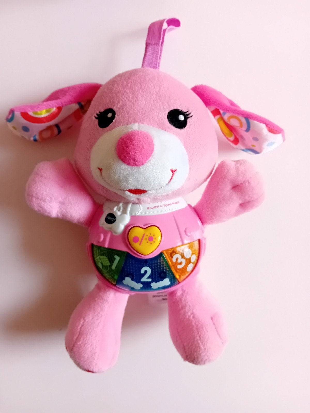 VTech Knuffel & Speel Puppy, Ophalen of Verzenden, Gebruikt, Overige typen, Met licht