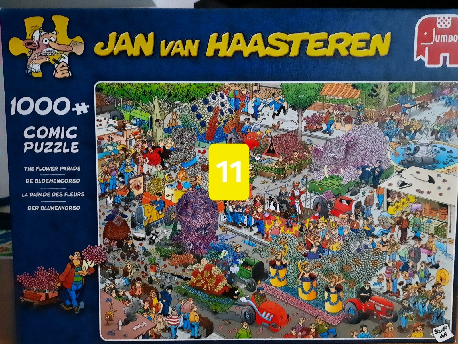 Jan van Haaasteren, Ophalen, 500 t/m 1500 stukjes, Zo goed als nieuw