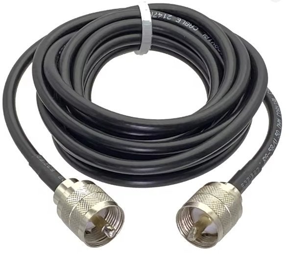 Coaxkabel 4M (RG58 UHF PL259 connector) voor radioantenne, Ophalen of Verzenden, Nieuw, Toebehoren
