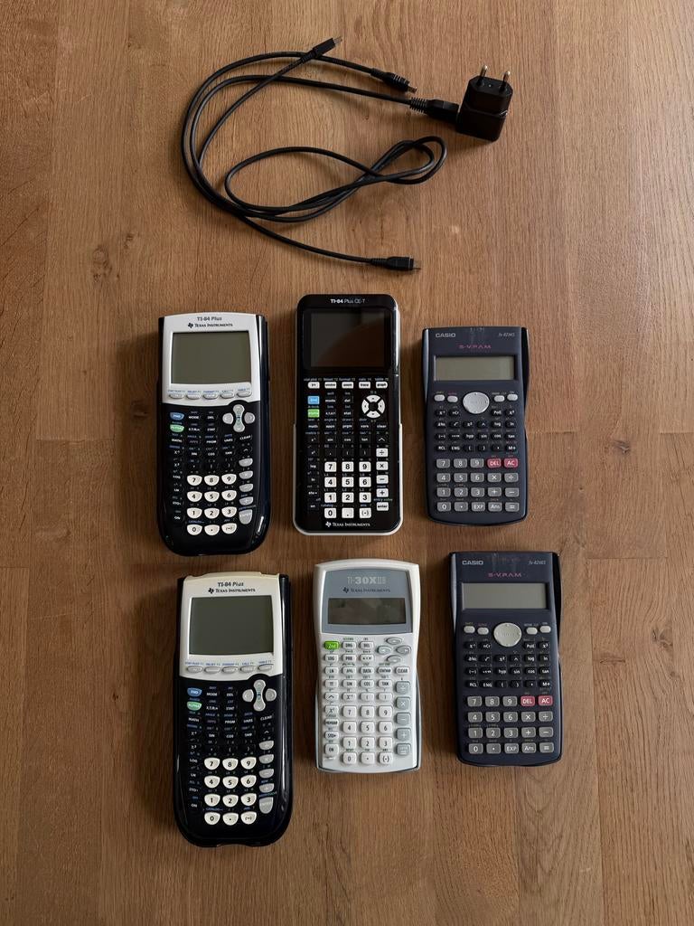 Rekenmachines/ grafische rekenmachines van casio/ texas, Ophalen of Verzenden, Grafische rekenmachine, Zo goed als nieuw