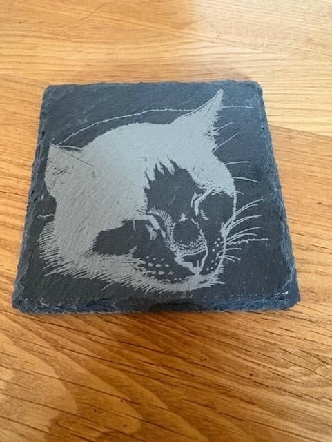 onderzetters kat - eigen huisdier mogelijk, Glas of Kopje, Nieuw, Ophalen of Verzenden, Aa