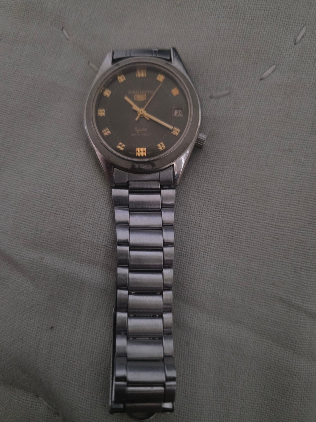 Vintage Horloge automaat, Sieraden, Tassen en Uiterlijk, Horloges | Dames, Ophalen of Verzenden, Staal, Overige merken