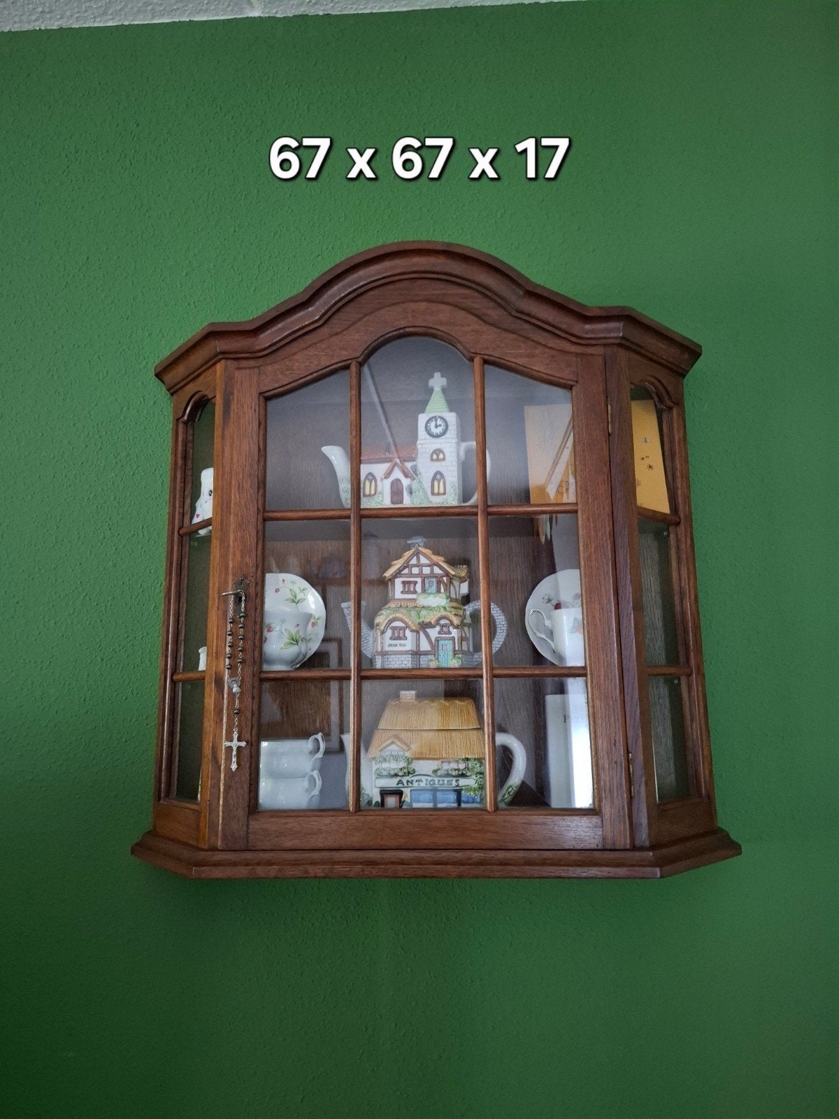 vitrine kastje pronkkastje hangkastje wandkastje vintage, Ophalen, 25 tot 50 cm, 50 tot 100 cm, Minder dan 100 cm