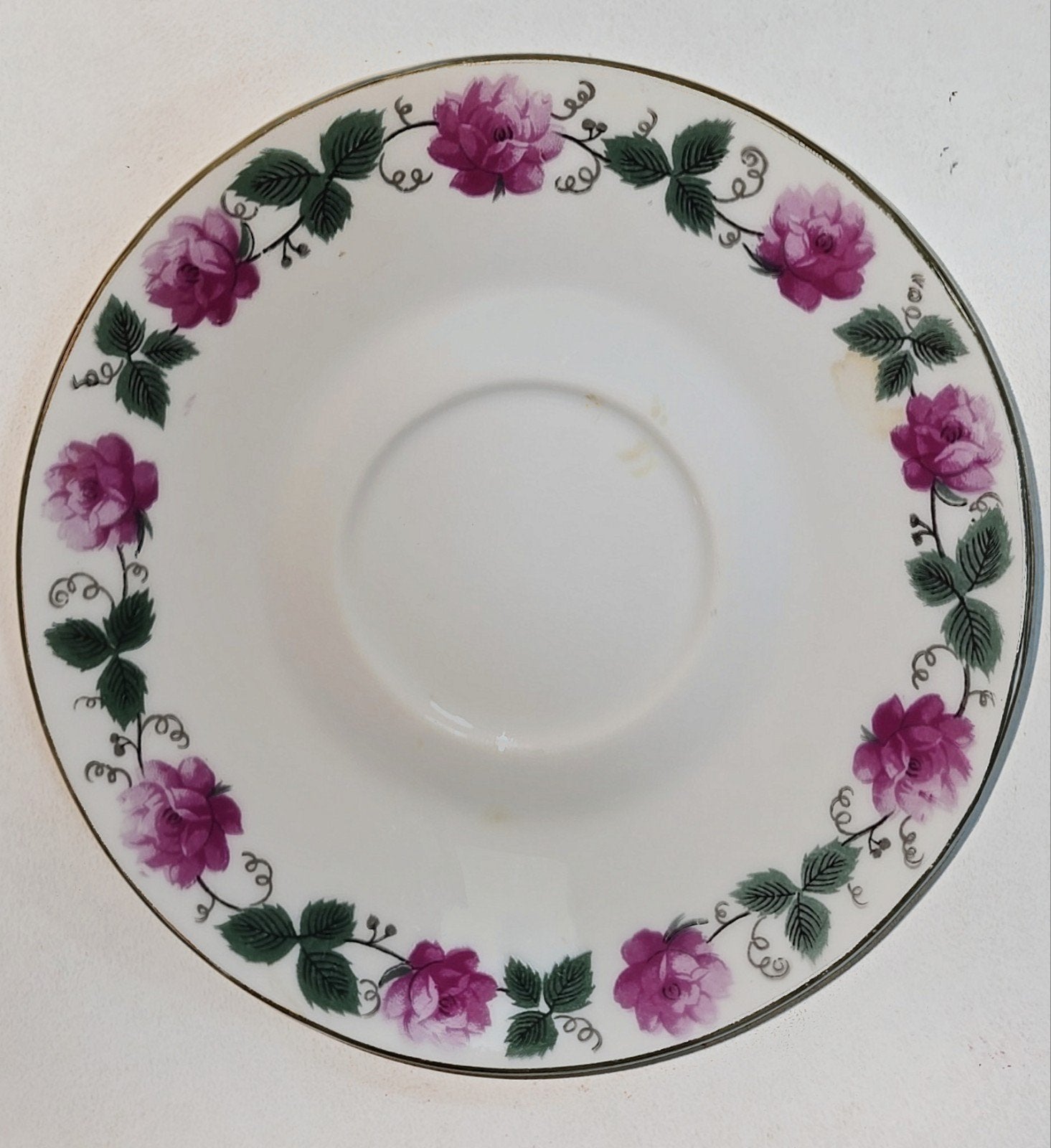 Vintage schoteltje met rozenmotief Edel Porzellar, Verzenden