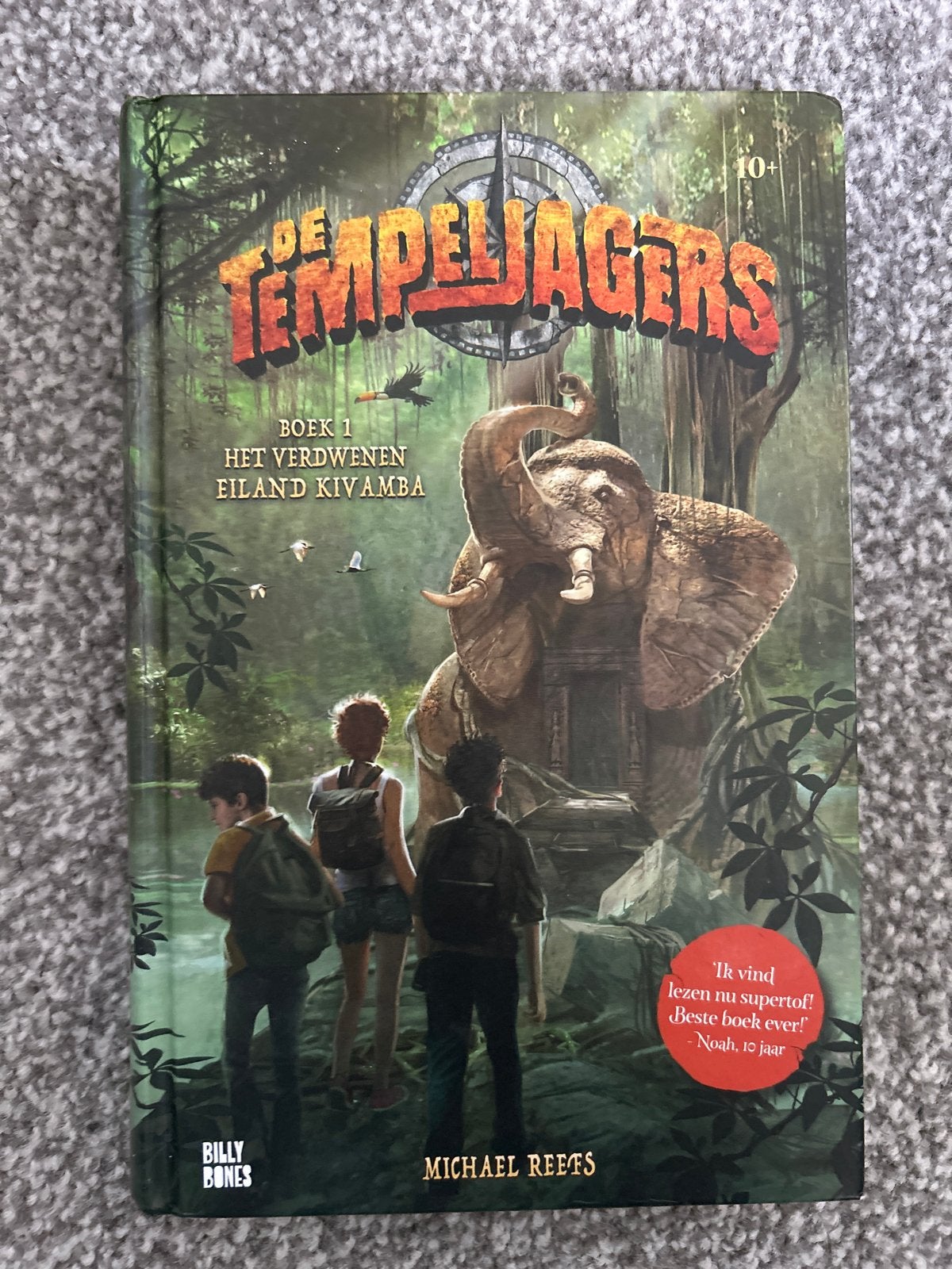 De Tempeljagers Boek 1: Het Verdwenen Eiland Kivamba, Ophalen of Verzenden, Zo goed als nieuw, Fictie