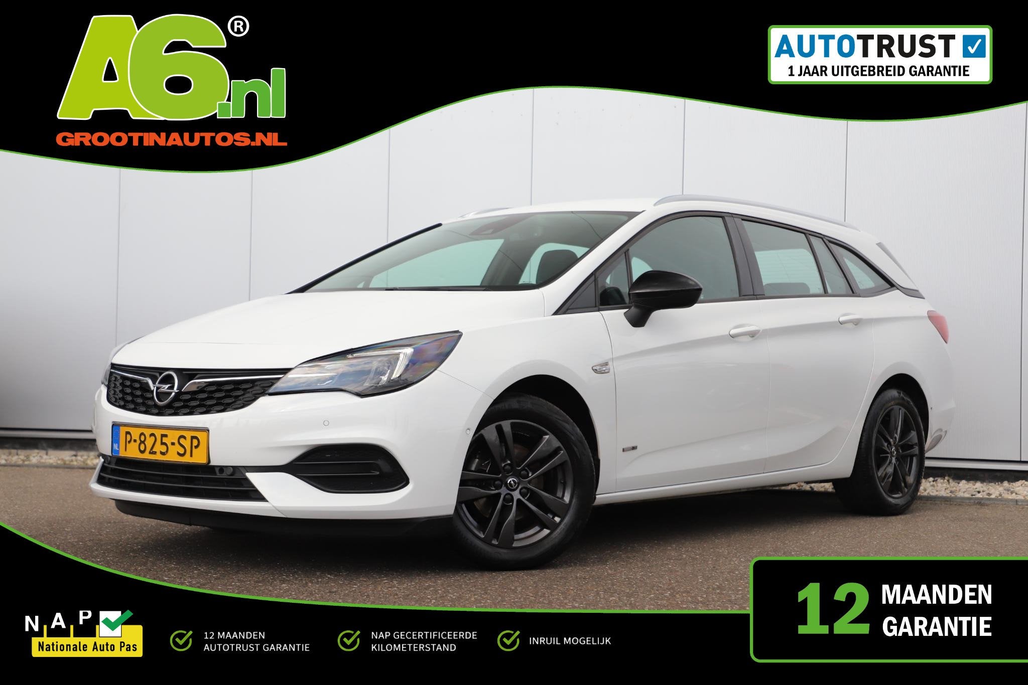 Opel Astra Sports Tourer 1.2 Design & Tech 110PK Navigatie A, Auto's, Voorwielaandrijving, Stof, Gebruikt, Euro 6