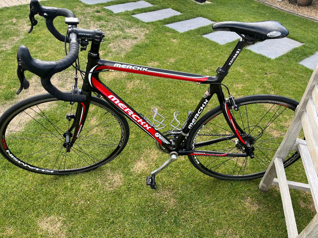 Racefiets Merckx, Fietsen en Brommers, Fietsen | Racefietsen, Gebruikt, Carbon, Heren, Meer dan 20 versnellingen