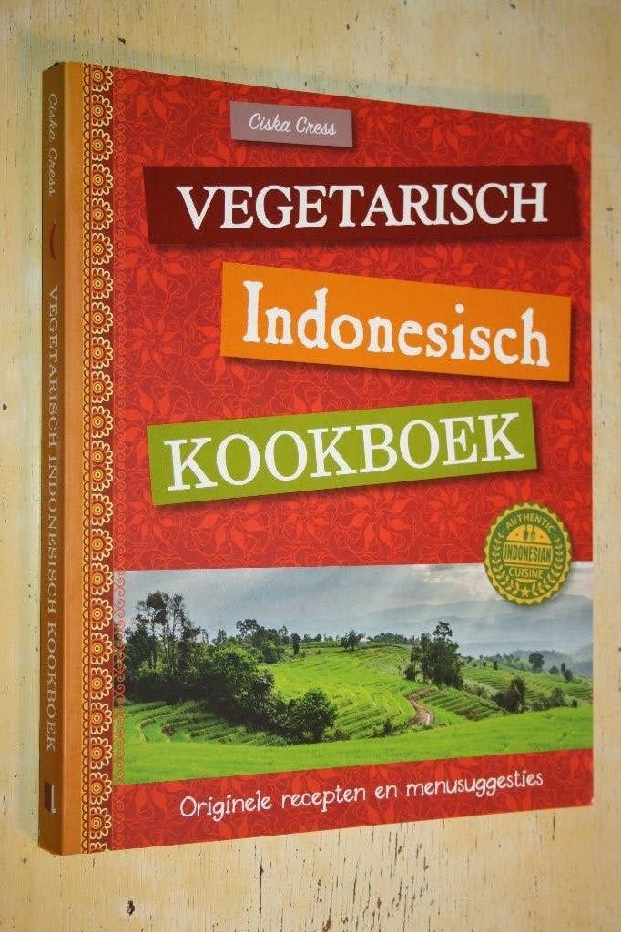 Vegetarisch Indonesisch kookboek Ciska Cress Indonesie, Boeken, Kookboeken, Ophalen of Verzenden, Zo goed als nieuw, Azië en Oosters
