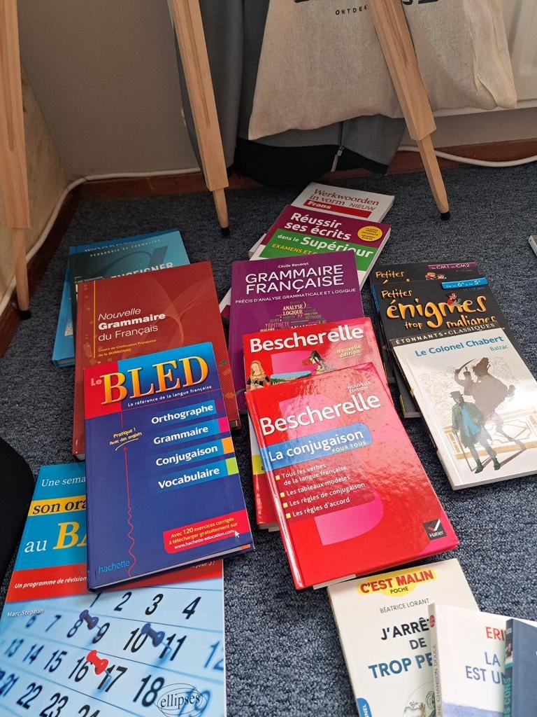 Franse boeken: grammatica, verhalen en oefenboeken, Boeken, Ophalen of Verzenden, Zo goed als nieuw, Diverse auteurs, Non-fictie