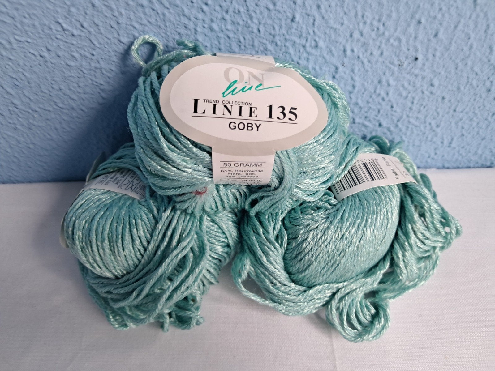ONline Trend-Collection Linie mintgroene garen., Hobby en Vrije tijd, Ophalen of Verzenden, Nieuw, Breien of Haken, Wol of Garen