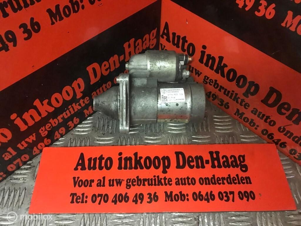 Fiat 500 - Panda - Punto (06-12) 1.2/1.4 Startmotor 55193355, Gebruikt, Fiat, Ophalen of Verzenden, Fiat
