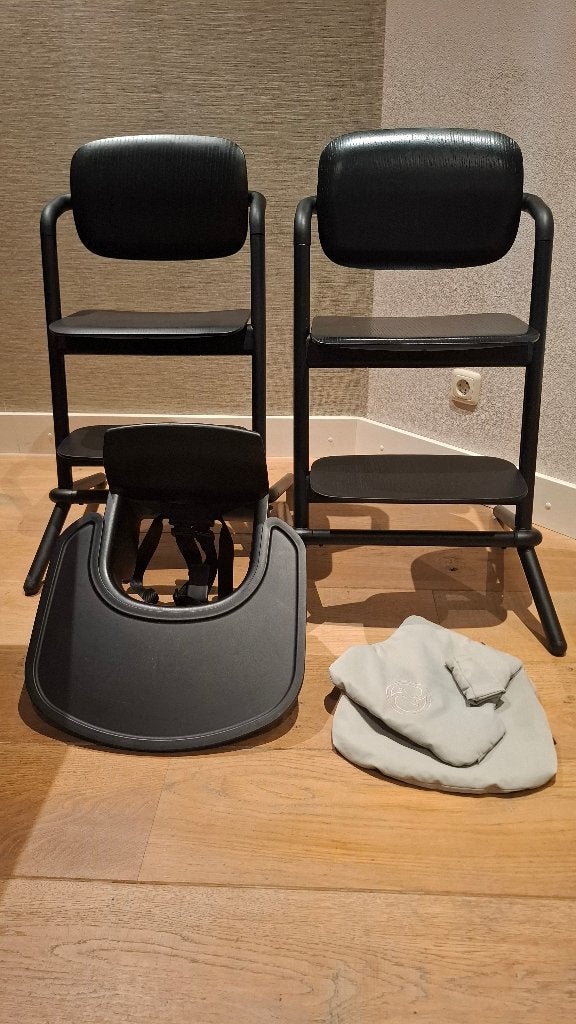 Cybex gold Lemo Chair wood (2x), Ophalen, Zo goed als nieuw, Meegroeistoel, Aanschuifbaar