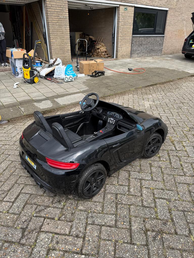 Elektrische Kinderauto Zwart 24V met Brushless Motor, Ophalen of Verzenden, Nieuw, Loopvoertuig