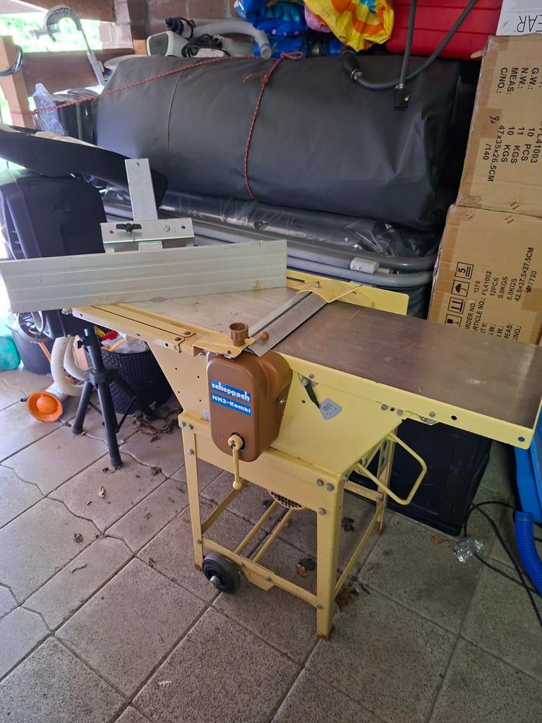 Scheppach HM2-Kombi Vlak- en Vandiktebank, Ophalen of Verzenden, Gebruikt, Elektrisch