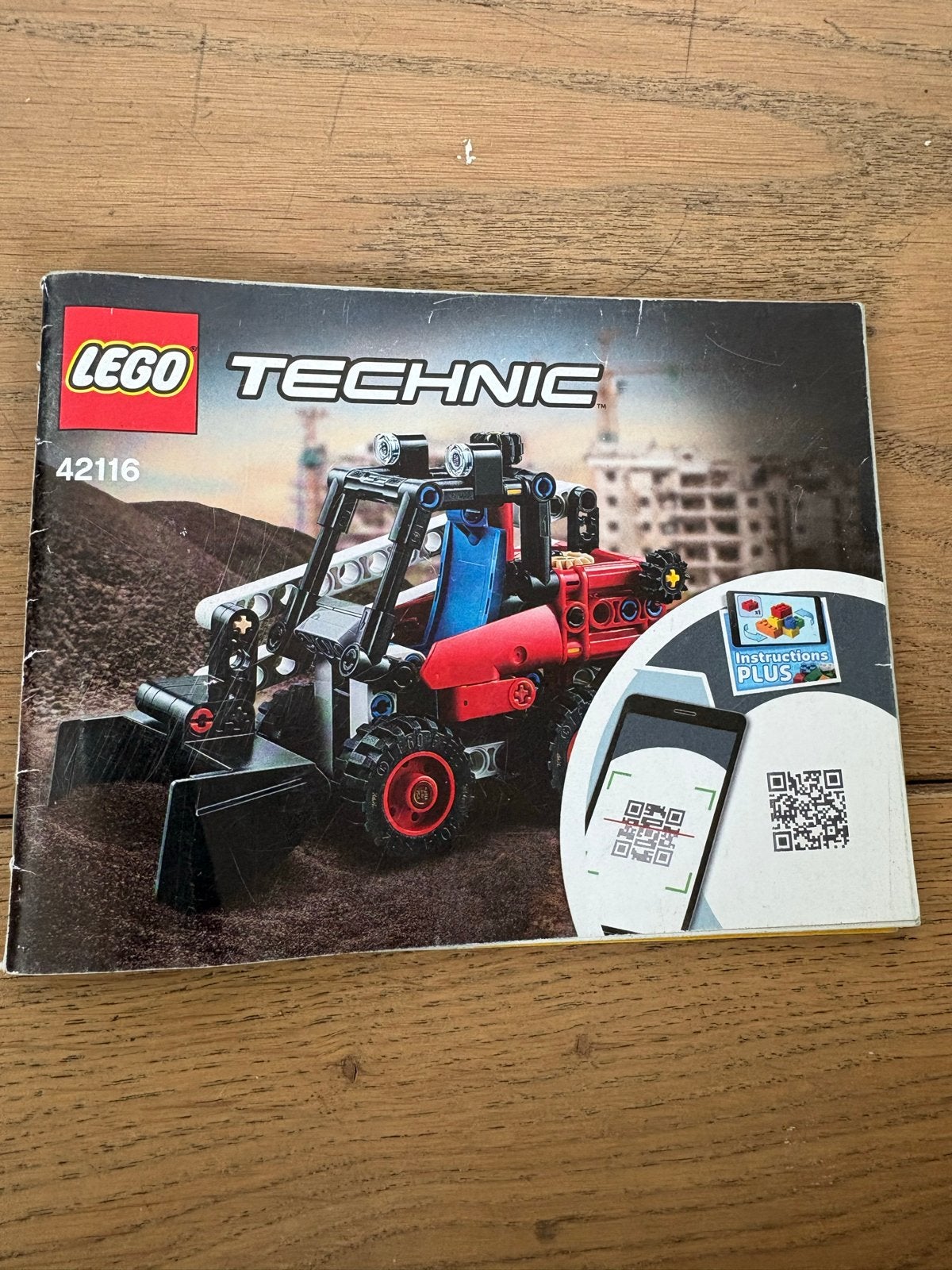 LEGO Technic 42116 Skidsteer Loader met instructieboekje, Ophalen of Verzenden, Gebruikt