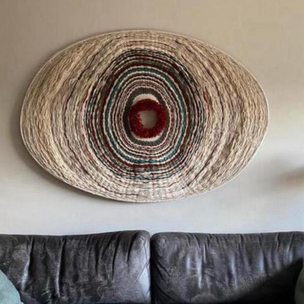 Handgemaakt wandkleed, Ophalen, 108 cm, Meerkleurig, Nieuw
