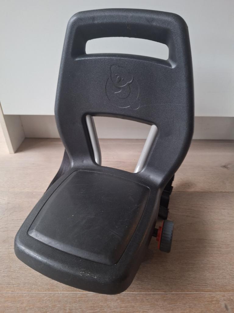 Qibbel fietszitje voor achterop, zwart, gebruikt, Ophalen, Gebruikt