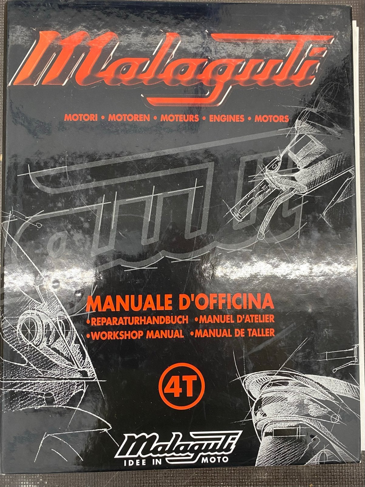 Werkplaatshandboeken Malaguti scooters (4T Minarelli-Yamaha), Ophalen of Verzenden, Gebruikt, Overige typen, Overige merken