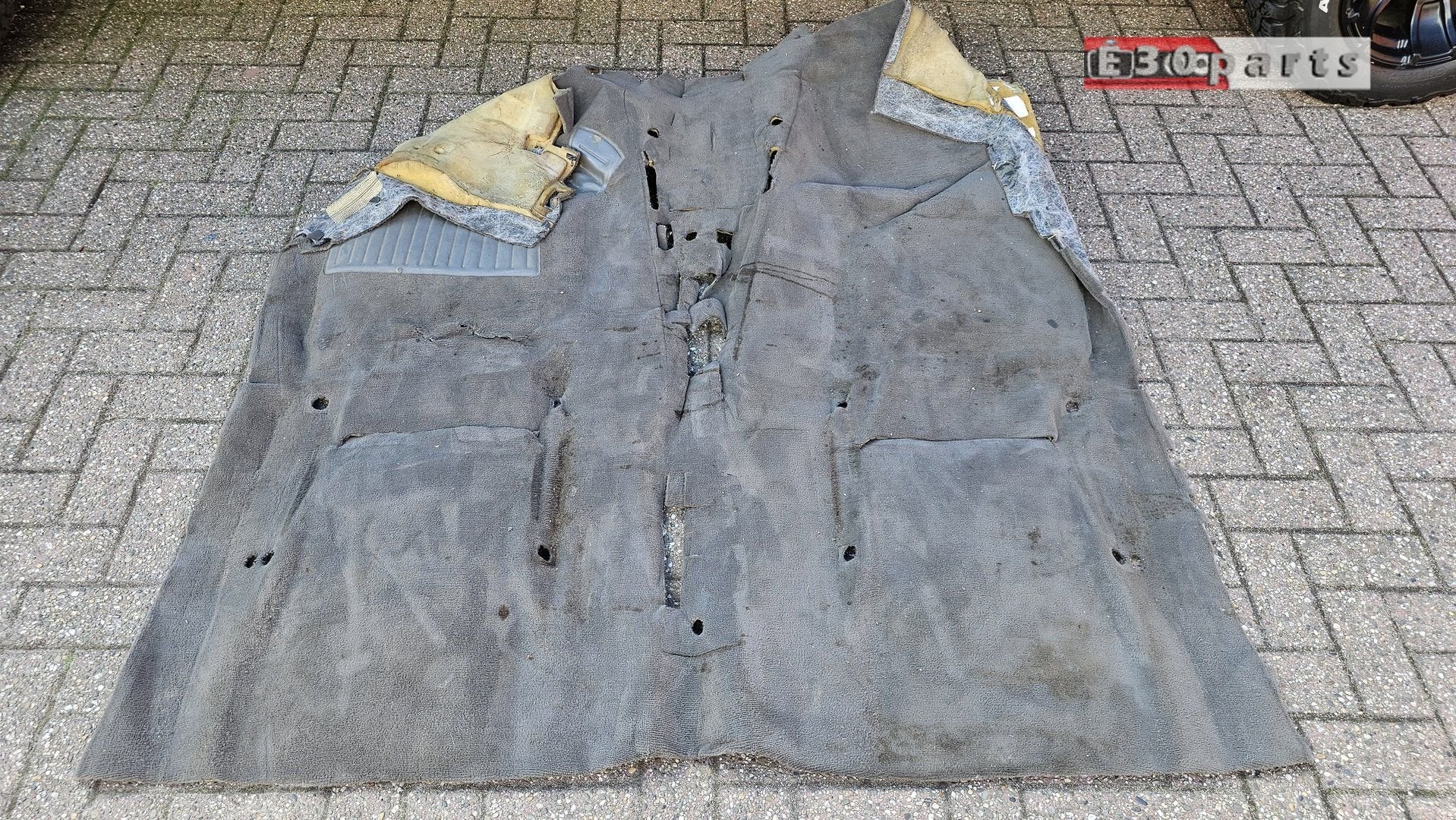 Tapijt vloerbedekking grijs antraciet BMW 3 serie E30 sedan, Ophalen, Gebruikt, -, -