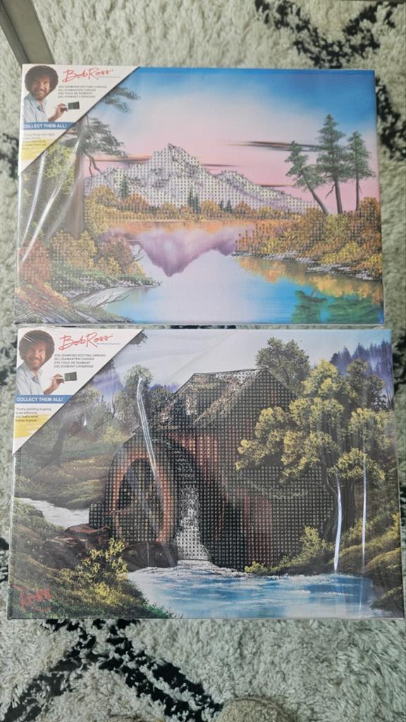 DIAMOND painting Bob ROSS, Hobby en Vrije tijd, Schilderen, Ophalen, Nieuw, Schilderen op nummer