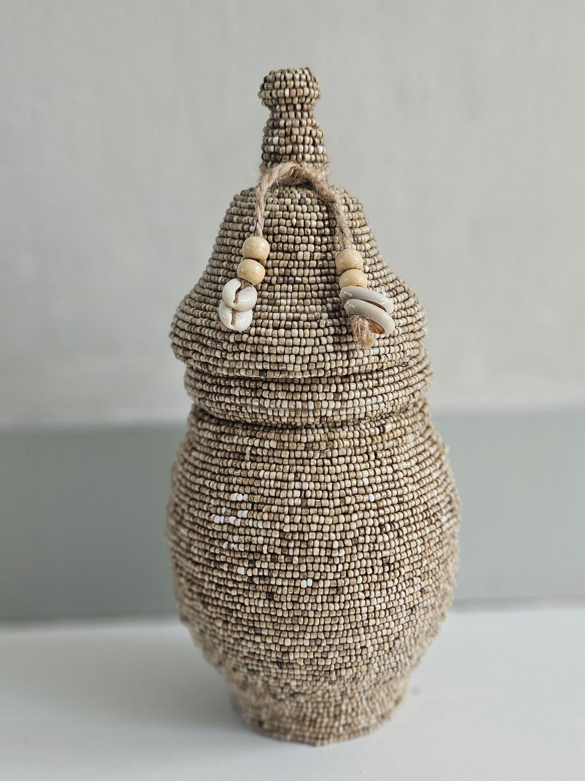 Balinees offerpotje - Boho Ibiza stijl - 22 cm, Huis en Inrichting, Woonaccessoires | Overige, Boho, Nieuw, Ophalen of Verzenden