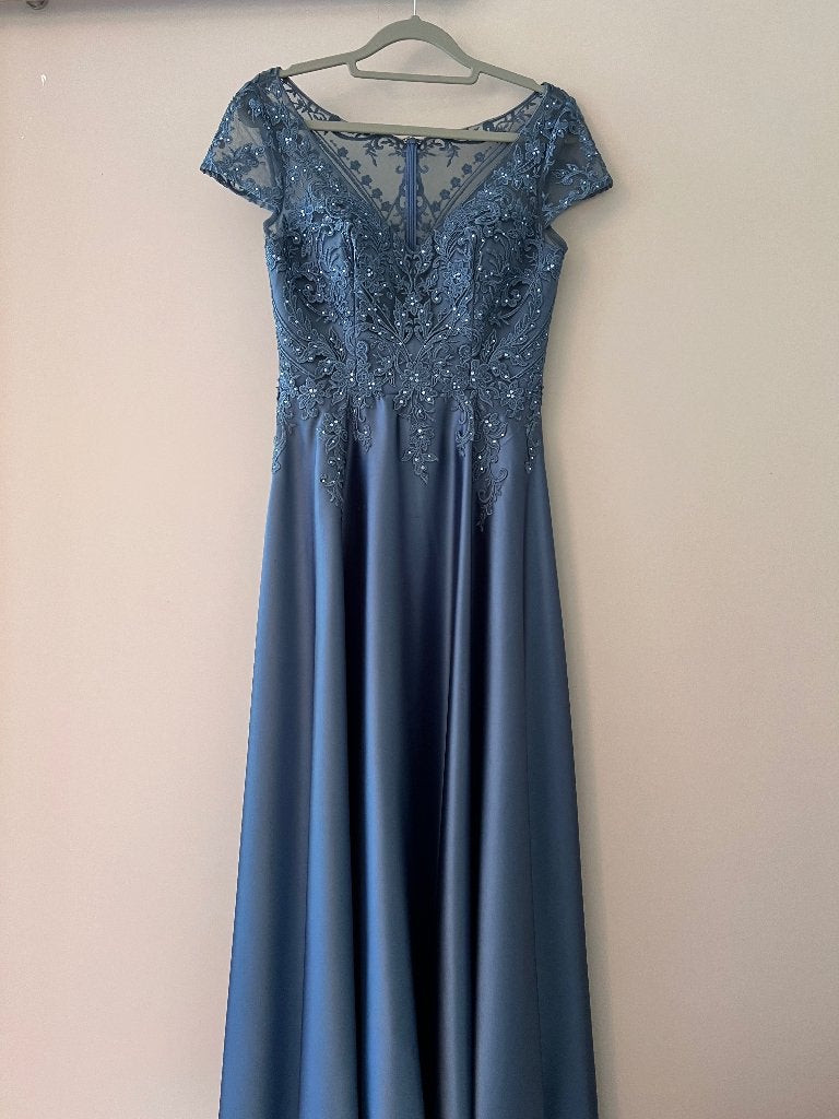 Chique galajurk, Galajurk, Blauw, Designer merk, Ophalen of Verzenden