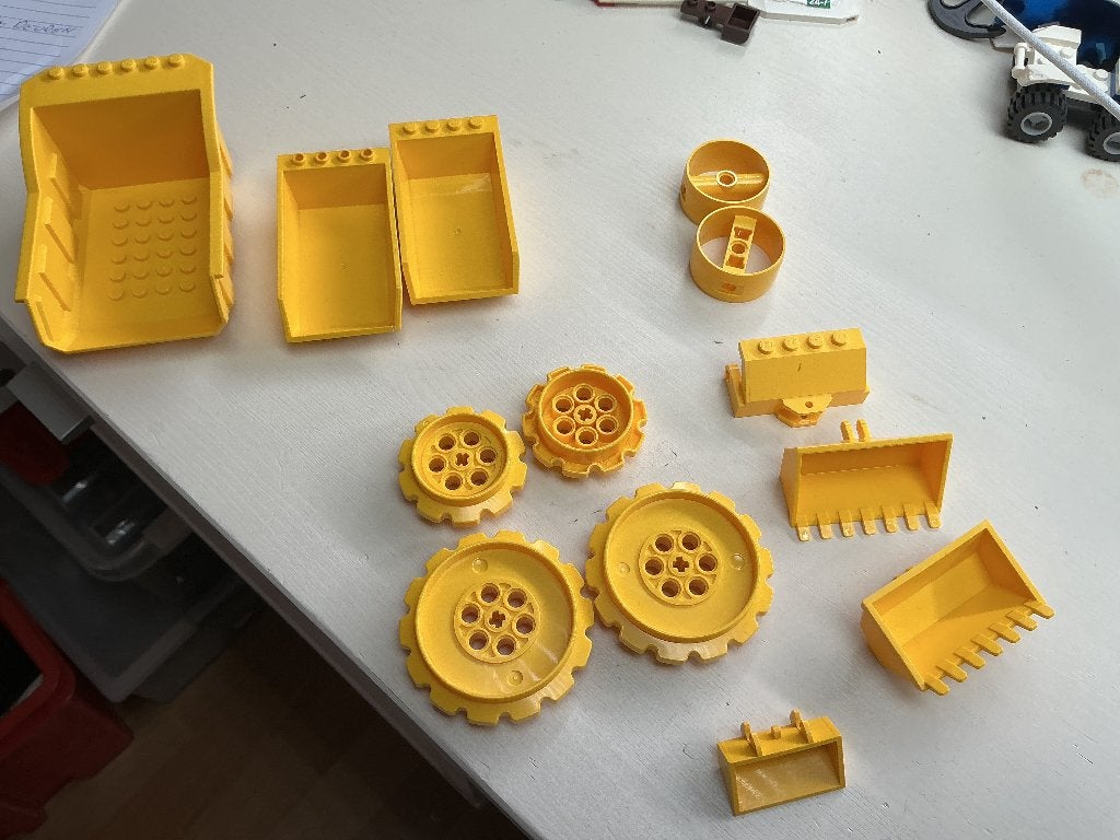Lego gele onderdelen, Ophalen of Verzenden, Zo goed als nieuw, Losse stenen, Lego