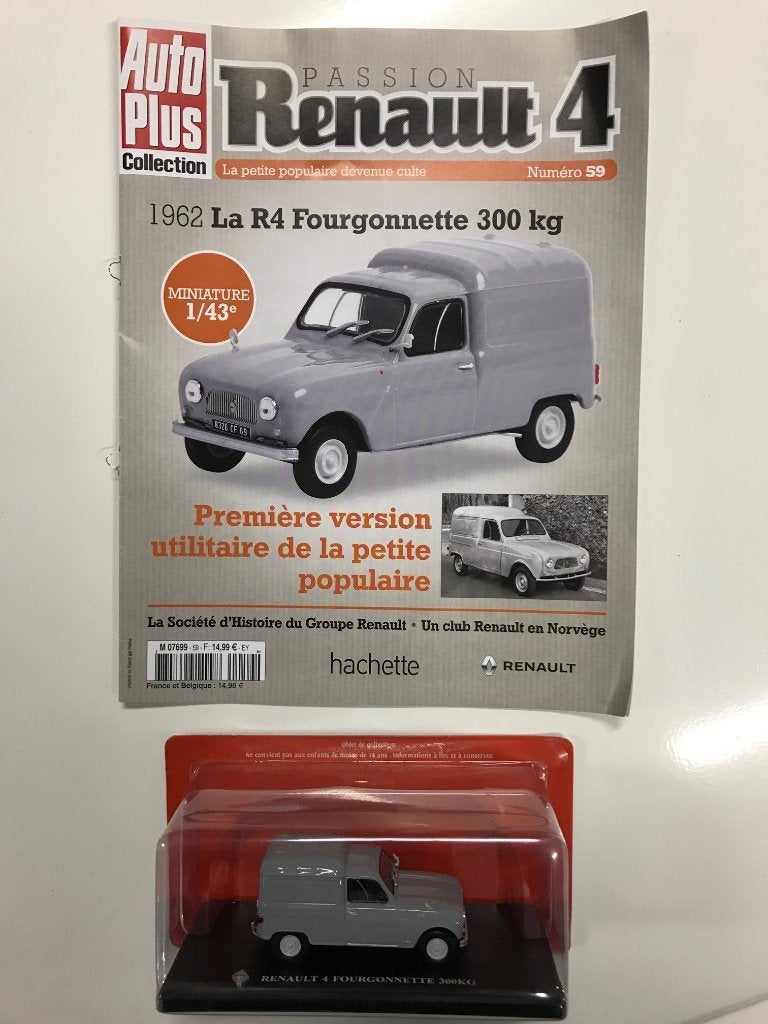 Renault 4 F4 1962 model & klein naslagwerkje, Ophalen of Verzenden, Nieuw