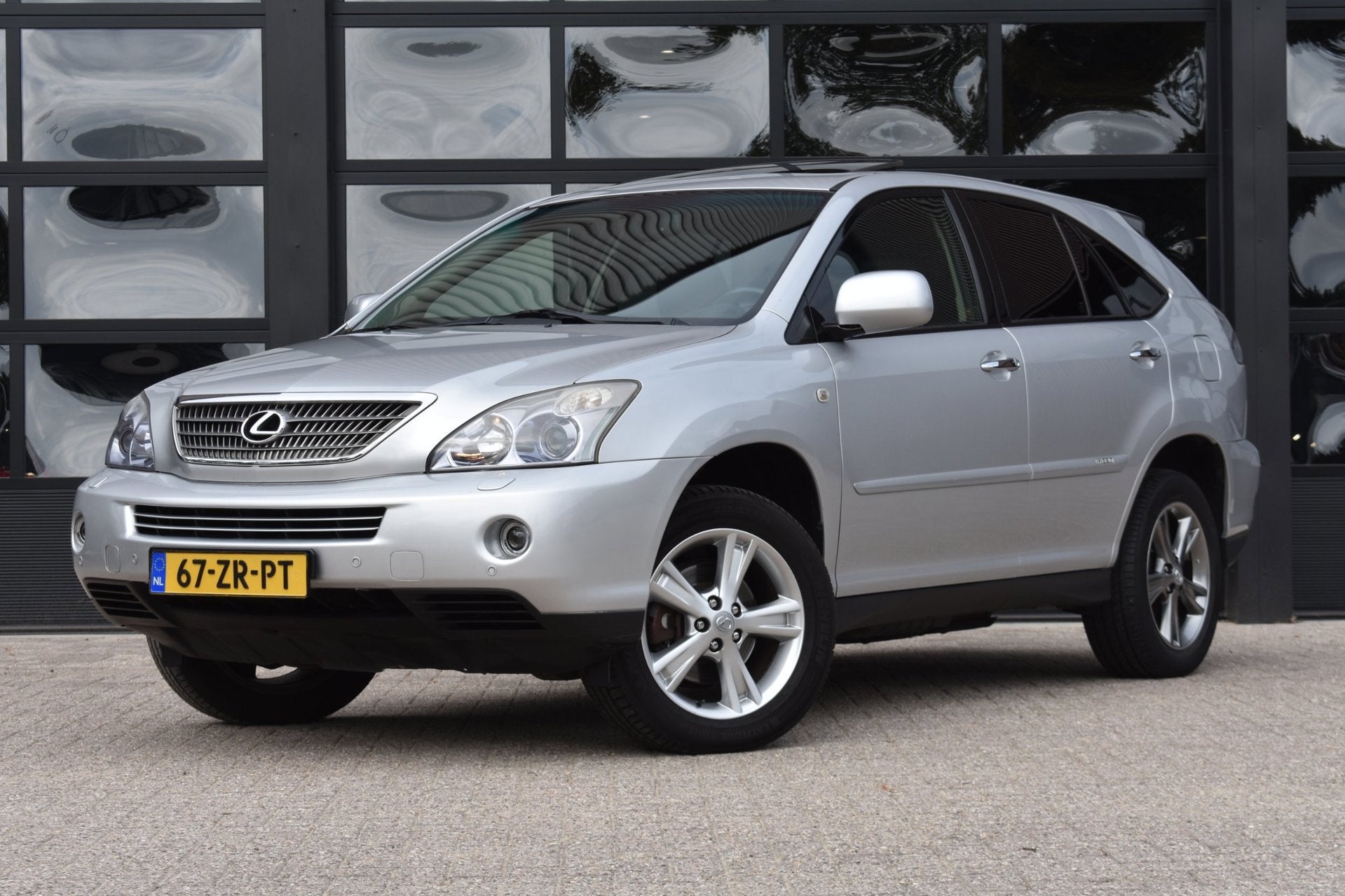 Lexus RX 400h Executive '08 Leder Xenon Clima Navi Cruise In, Auto's, Lexus, Automaat, 3311 cc, Gebruikt, Zwart