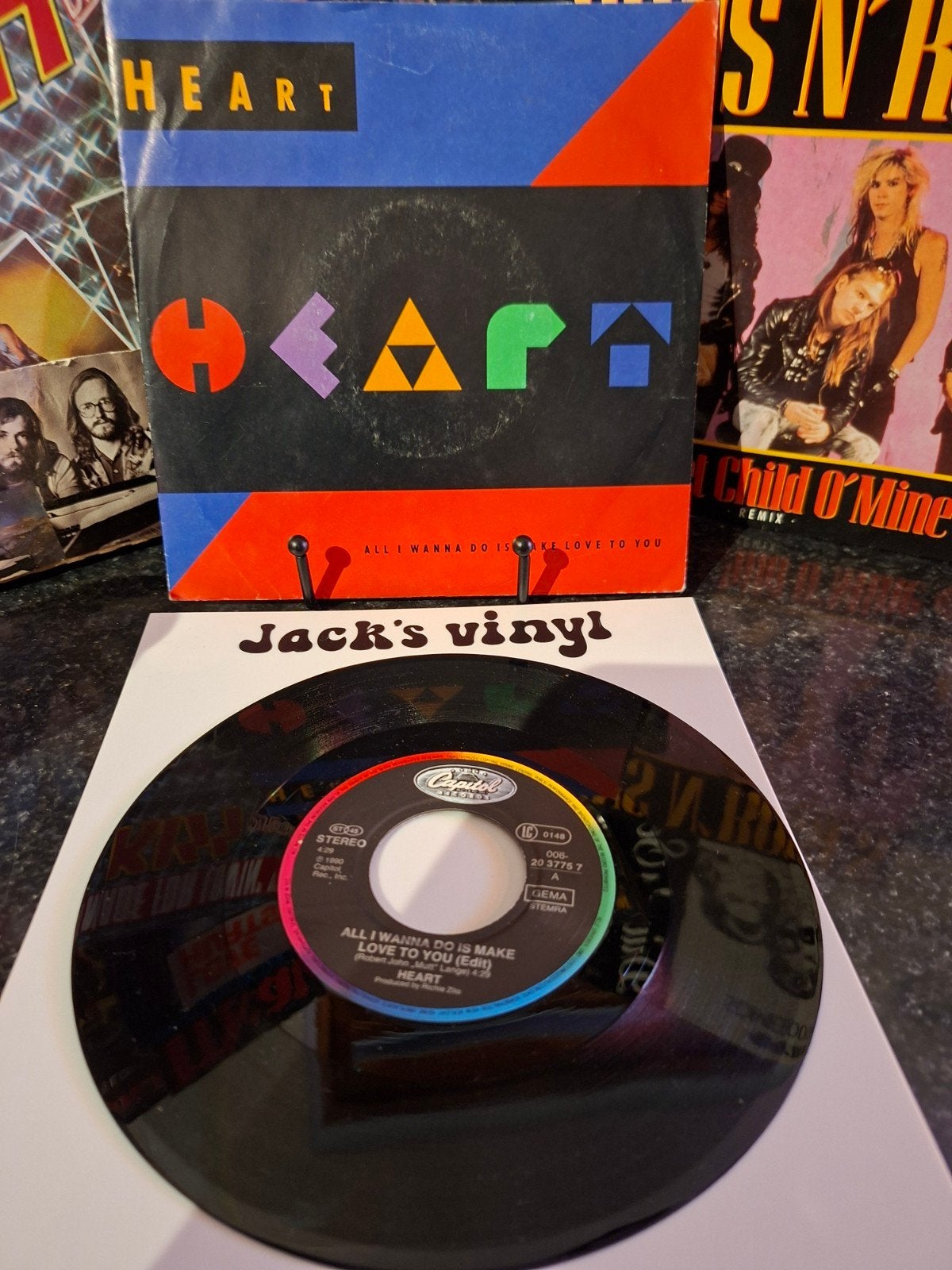Heart - All I Wanna Do Is Make Love To You 7 inch vinyl 1990, 7 inch, Zo goed als nieuw, Overige typen, Fotohoes