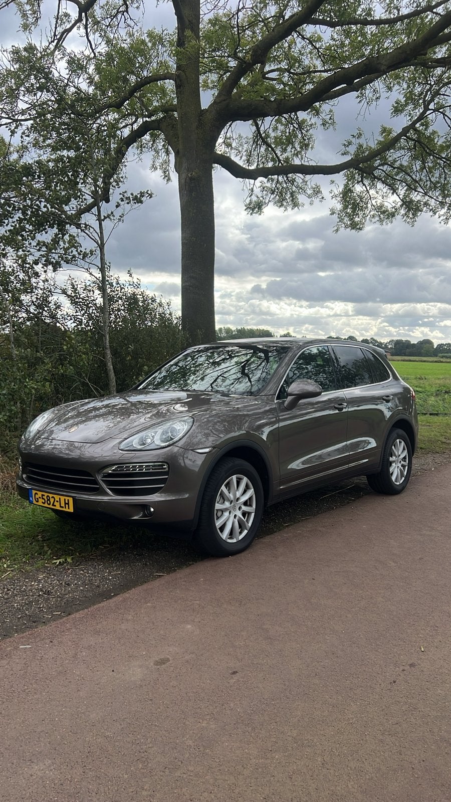 Porsche Cayenne 4.8S | luchtvering | luxe leder | vol opties, Automaat, 8 cilinders, Bruin, 138 €/maand