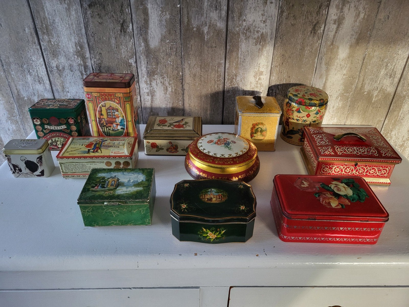 vintage blikken, Ophalen of Verzenden, Gebruikt, Overige