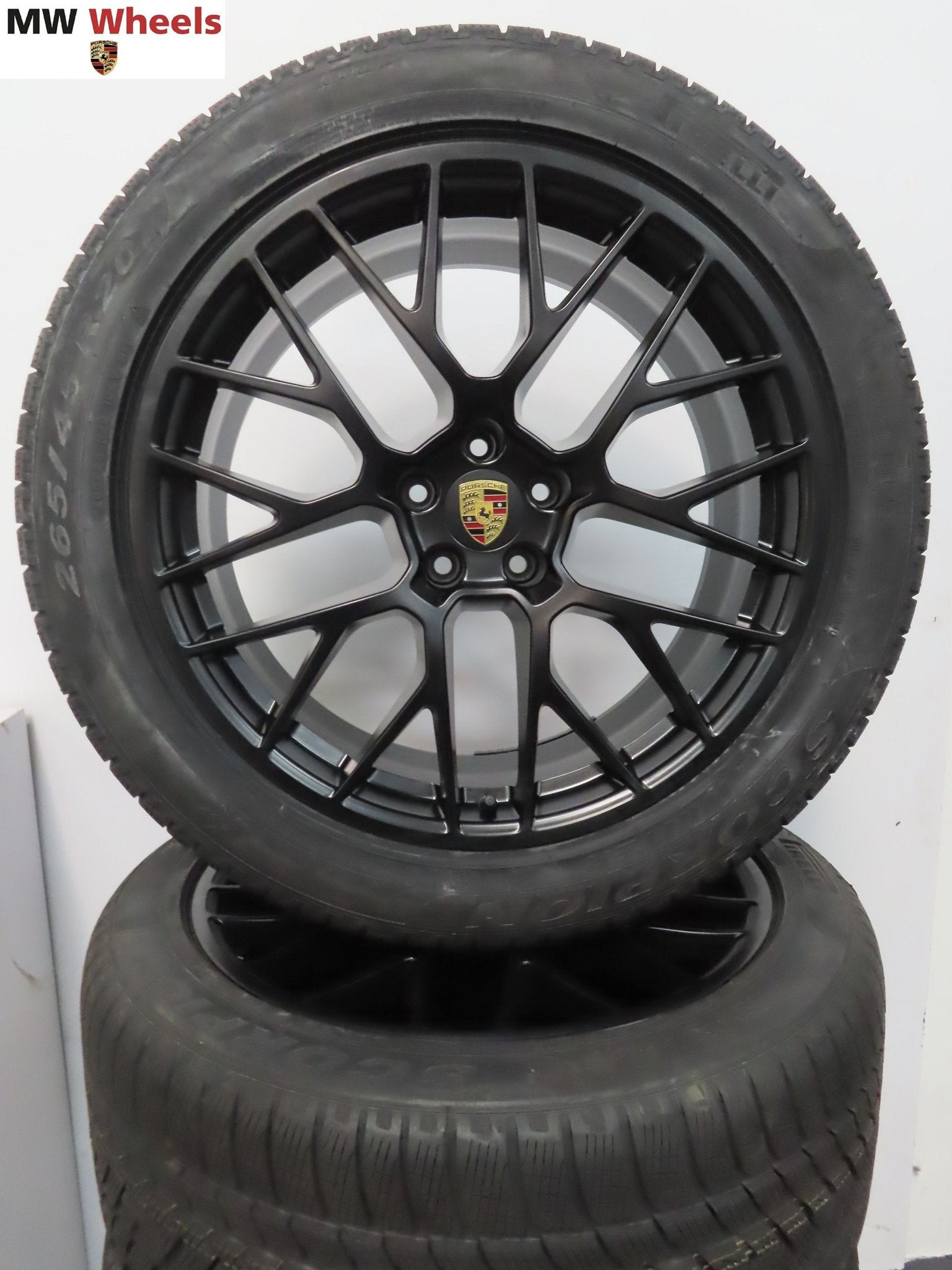 Porsche Macan 20 inch velgen RS Spyder nieuwe winterbanden, Auto-onderdelen, -, 265 mm, -, Banden en Velgen