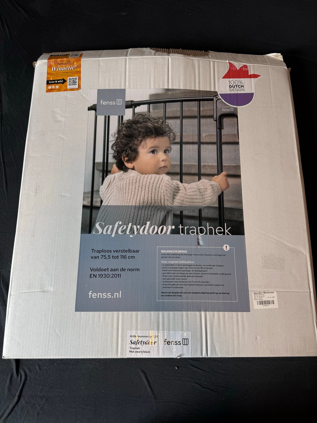 Traphek Nieuw, Kinderen en Baby's, Traphekjes, Nieuw, Ophalen of Verzenden, Metaal of IJzer, 115 cm of meer