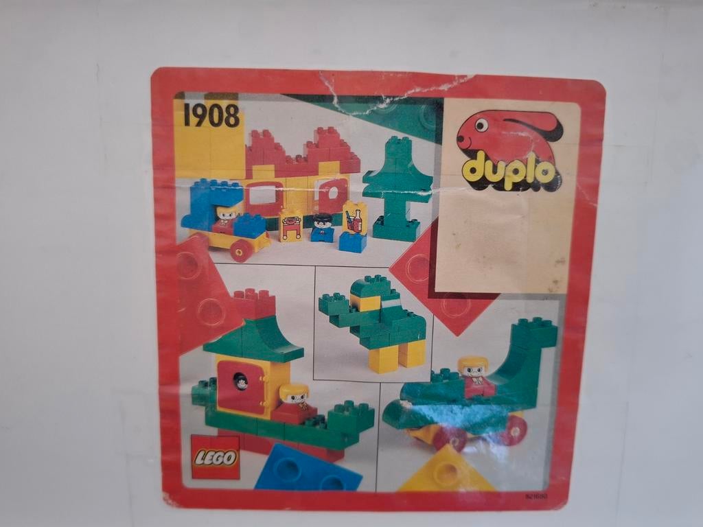 Duplo Cute Animalset 2297 en set nr. 1908, Ophalen, Compleet, Gebruikt, Duplo